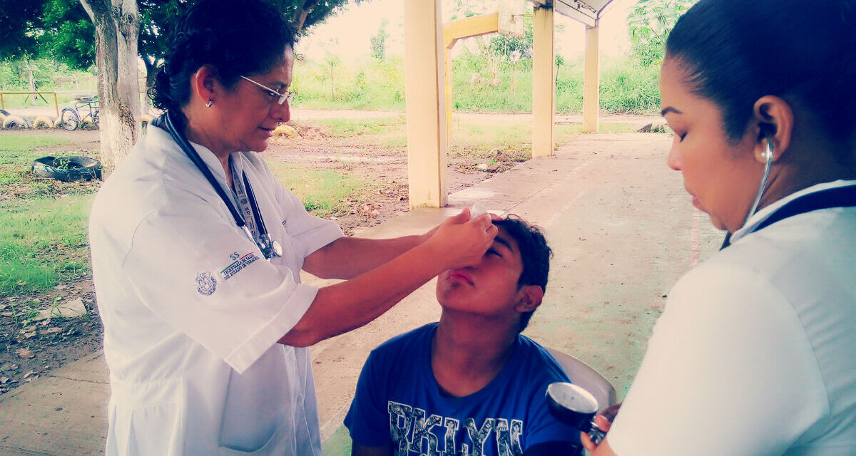 Ofrece DIF Y Jurisdicción Brigada Para Combatir Conjuntivitis Y Dermatitis