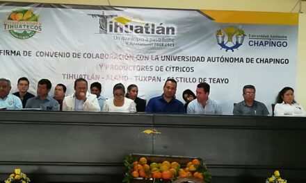 Firma la Universidad Autónoma de Chapingo colaboración con Citricultores del Norte de Veracruz