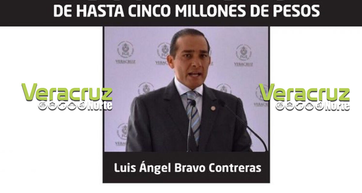 Recompensa de hasta 5 millones de pesos por la captura del ex fiscal Luis Ángel Bravo: Gobernador del Estado