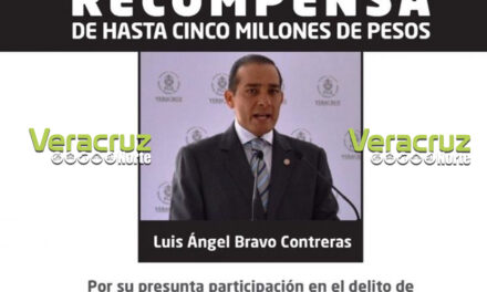Recompensa de hasta 5 millones de pesos por la captura del ex fiscal Luis Ángel Bravo: Gobernador del Estado