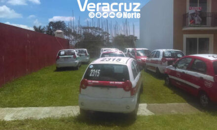 Asegura SSP 19 taxis, presumiblemente propiedad de familiar cercano de Javier Duarte