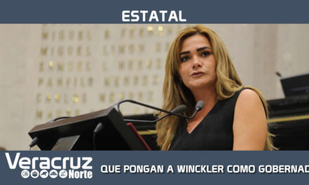 Que pongan a Winckler como Gobernador: Maryjose Gamboa