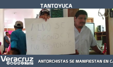 ANTORCHISTAS SE MANIFIESTAN EN CAEV
