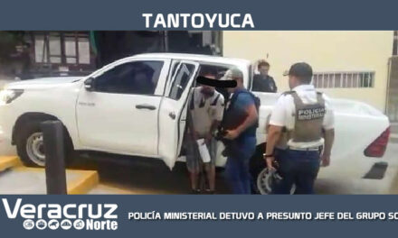 PM DETIENE A JEFE DE PLAZA DE GRUPO SOMBRA EN TANTOYUCA