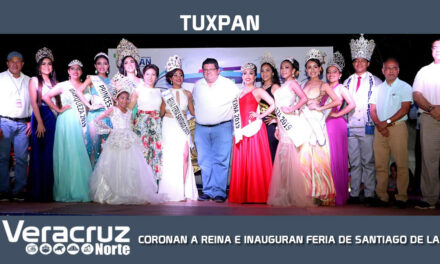 CORONAN A REINA E INAUGURAN FERIA DE SANTIAGO DE LA PEÑA