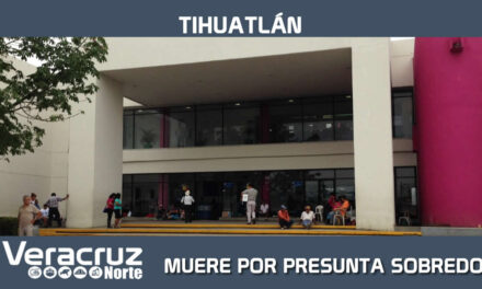 MUERE POR PRESUNTA SOBREDOSIS