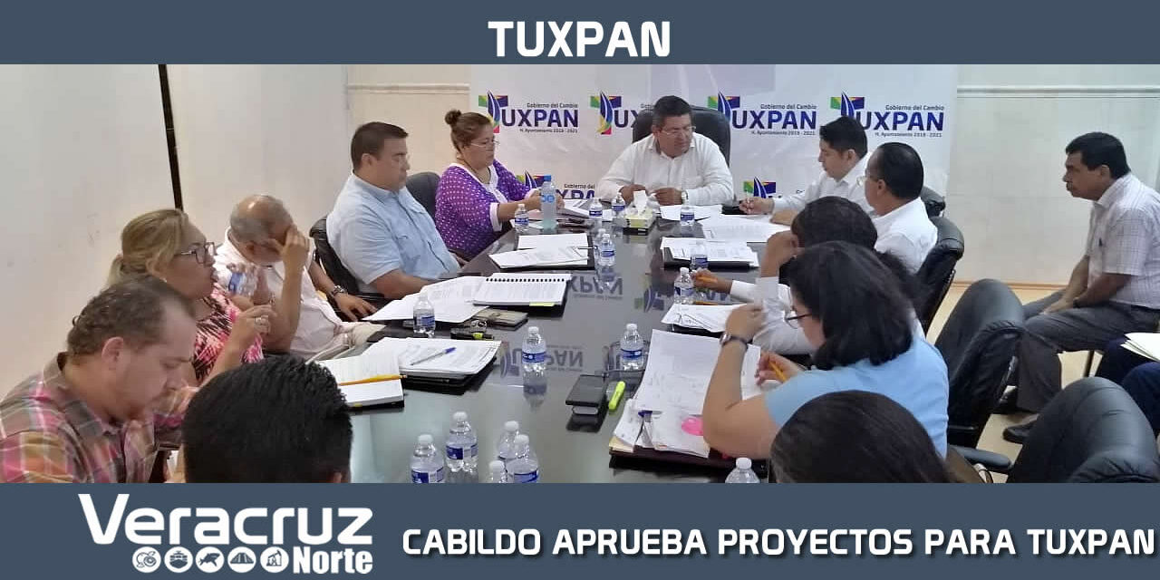 CABILDO APRUEBA PROYECTOS TRASCENDENTALES PARA TUXPAN