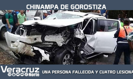 UNA PERSONA FALLECIDA Y CUATRO LESIONADAS