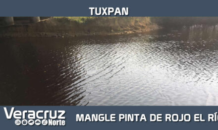 MANGLE ROJO ORIGINÓ COLORACIÓN ROJIZA DE RÍO TUXPAN