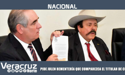 PIDE JULEN REMENTERÍA QUE COMPAREZCA EL TITULAR DE CENACE