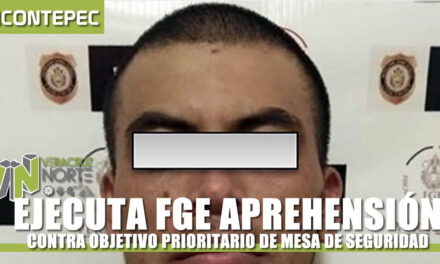 EJECUTA FGE APREHENSIÓN CONTRA OBJETIVO PRIORITARIO
