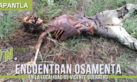 ENCUENTRAN OSAMENTA