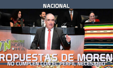 PROPUESTAS DE MORENA NO CUMPLEN CON EL PERFIL NECESARIO