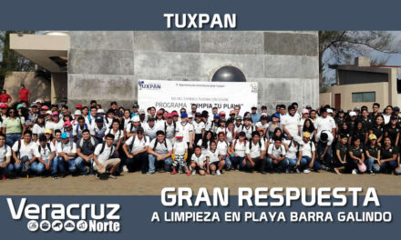 Gran respuesta a limpieza de playa Barra Galindo