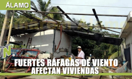 FUERTES RÁFAGAS DE VIENTO AFECTAN VIVIENDAS