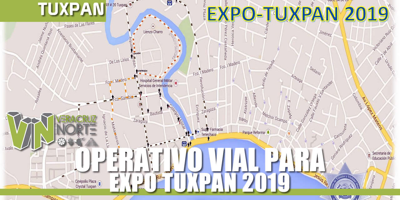 OPERATIVO VIAL PARA EXPO FERIA TUXPAN 2019