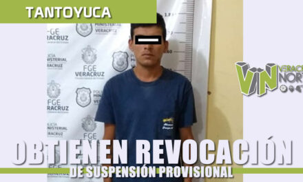 Obtiene Fiscalía Regional Tantoyuca revocación de suspensión condicional de proceso, en contra de imputado por lesiones dolosas