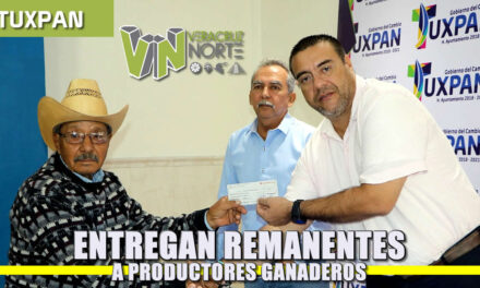 Entregan remanente a productores ganaderos