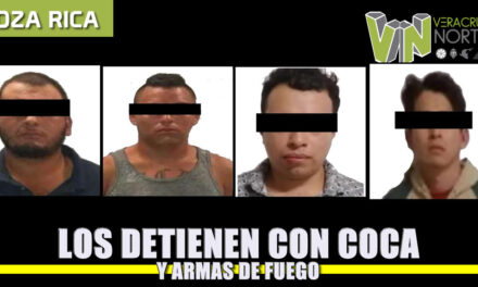 Los detienen con COCA y armas de fuego