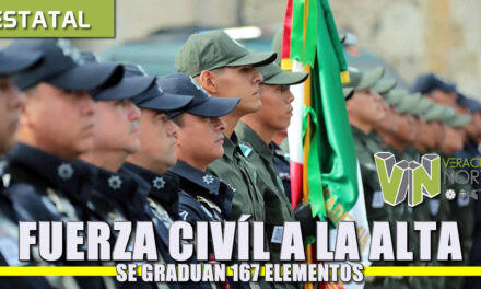 SE GRADÚAN 167 PARA FUERZA CIVÍL