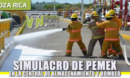Realizará Pemex Logística simulacro en la Central de Almacenamiento y Bombeo Poza Rica