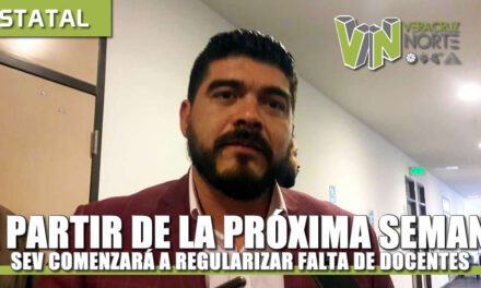 A partir de la próxima semana SEV comenzará a regularizar falta de docentes