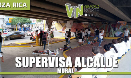 Supervisa alcalde mural realizado por integrantes de la Brigada Nacional de Búsqueda