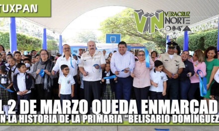 EL 2 DE MARZO QUEDA ENMARCADO EN LA HISTORIA DE LA PRIMARIA BELISARIO DOMÍNGUEZ