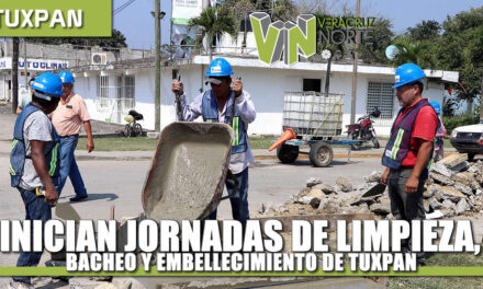 Inician jornadas de limpieza, bacheos y embellecimiento de la ciudad