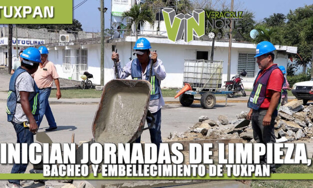 Inician jornadas de limpieza, bacheos y embellecimiento de la ciudad
