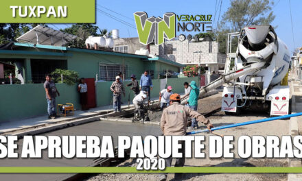 Se aprueba paquete de obras de 2020