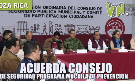 ACUERDA CONSEJO DE SEGURIDAD PROGRAMA MOCHILA DE PREVENCIÓN