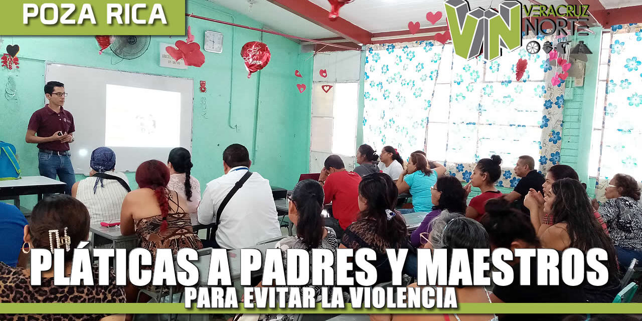 Lleva Prevención del Delito pláticas a padres y maestros para evitar la violencia