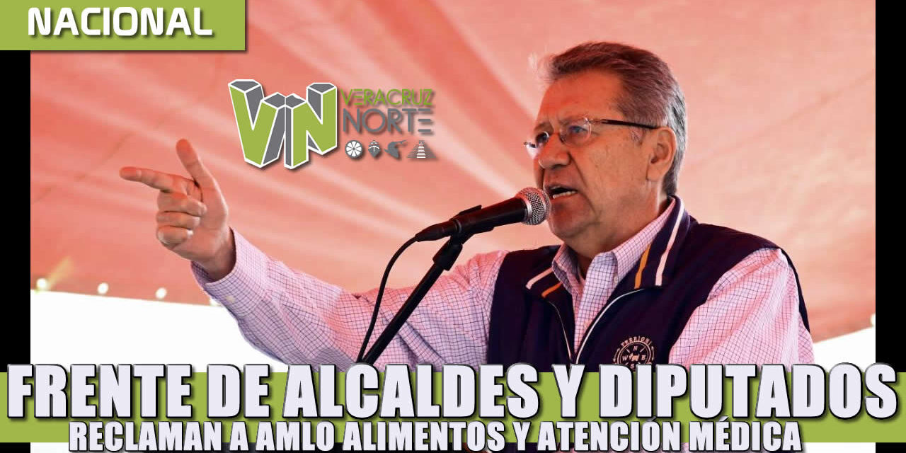 Frente de alcaldes y diputados reclaman a AMLO alimentos y atención médica para la población