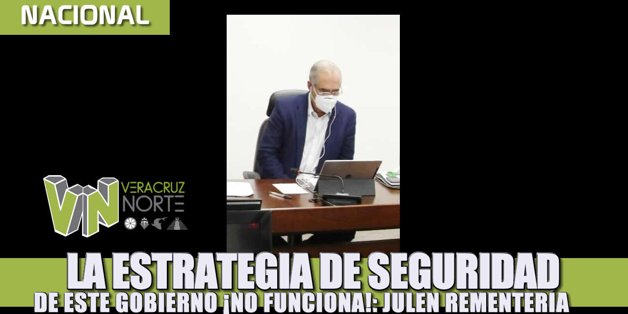 La estrategia de seguridad de este gobierno ¡No funciona!: Julen Rementería