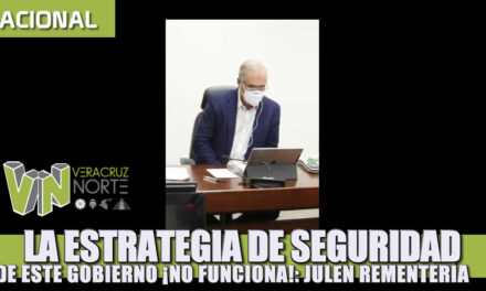 La estrategia de seguridad de este gobierno ¡No funciona!: Julen Rementería