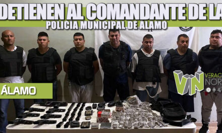 Detienen al Comandante de la POLICÍA MUNICIPAL de Álamo