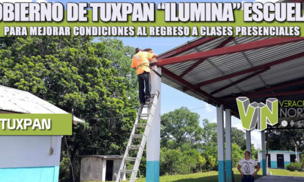 GOBIERNO DE TUXPAN “ILUMINA” ESCUELAS PARA MEJORAR CONDICIONES AL REGRESO A CLASES PRESENCIALES