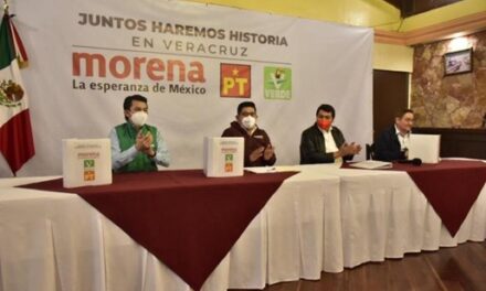 SE REGISTRA ANTE EL OPLE LA COALICION “JUNTOS HAREMOS HISTORIA” EN VERACRUZ