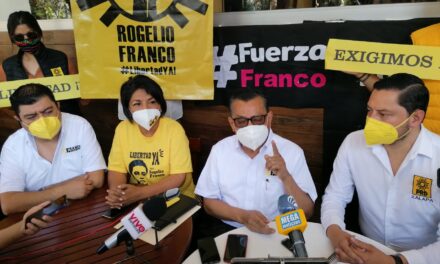 A UN MES DE LA DETENCIÓN DE ROGELIO FRANCO, PERREDISTAS PIDEN DIÁLOGO CON GOBIERNO DEL ESTADO