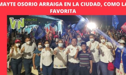 MAYTE OSORIO ARRAIGA EN LA CIUDAD, COMO LA FAVORITA