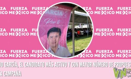 BRAULIO GARCÍA, EL CANDIDATO MÁS ACTIVO Y CON MAYOR NÚMERO DE PROPUESTAS EN ESTA CAMPAÑA