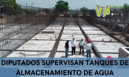 DIPUTADOS SUPERVISAN TANQUES DE ALMACENAMIENTO DE AGUA