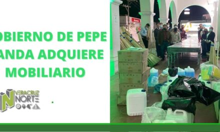 GOBIERNO DE PEPE BANDA ADQUIERE MOBILIARIO