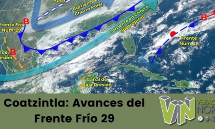 Coatzintla: Avances del Frente Frío 29