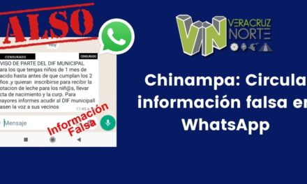 Chinampa: Circula información falsa en WhatsApp