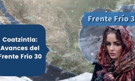 Coatzintla: Avances del Frente Frío 30