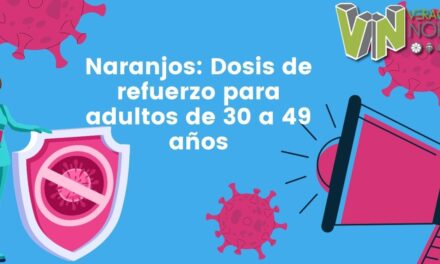 Naranjos: Dosis de refuerzo para adultos de 30 a 49 años