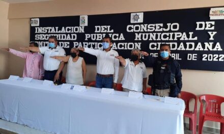Tecolutla: Instalación del Consejo de Seguridad Pública Municipal y Comité de Participación Ciudadana